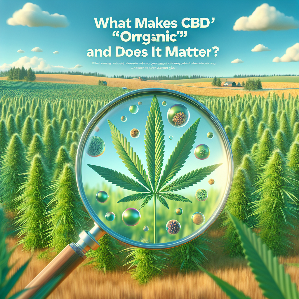 What Makes CBD ‘organic’ and Does it Matter?